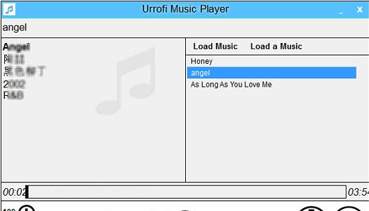 Urrofi Music Player