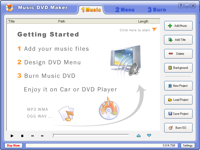 Music DVD Make